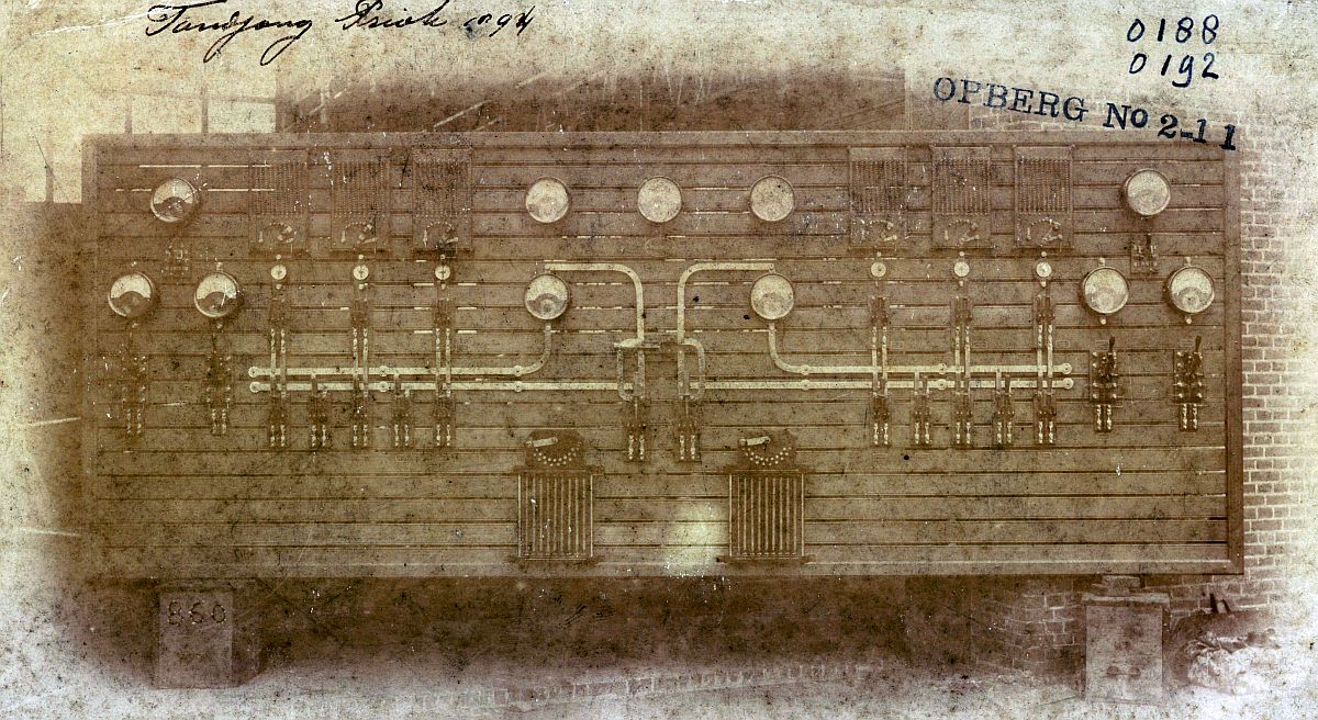 Schakelbord Tandjong Priok 1894